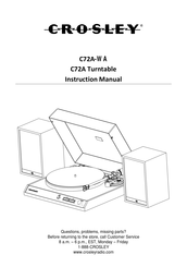 Crosley Radio C72A Manual De Instrucciones