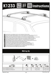 Prorack K1233 Instrucciones