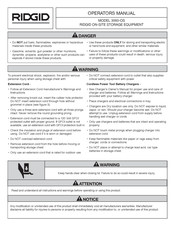 Emerson RIDGID 3060-OS Manual Del Operador