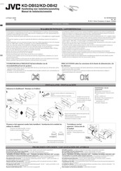 JVC KD-DB52 Manual De Instalación/Conexion