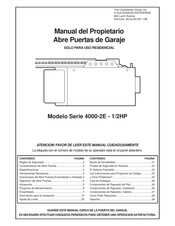 Chamberlain Group 4000-2E Serie Manual Del Propietário