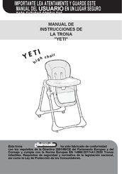 Chipolino YETI Manual De Instrucciones