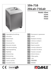 Dahle 50572 Instrucciones