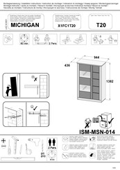 XONOX MICHIGAN X1FC1T20 Instrucciones De Montaje