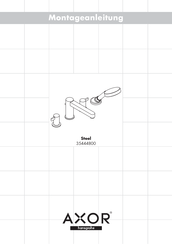 Hansgrohe Axor Steel 35444800 Instrucciones De Montaje