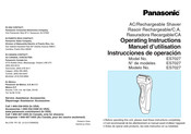 Panasonic ES7027 Instrucciones De Operación