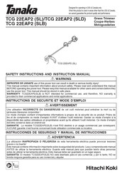 Hitachi Koki Tanaka TCG 22EAP2 SLB Manual De Instrucciones