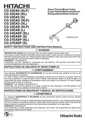 Hitachi Koki CG 22EAB Manual De Instrucciones