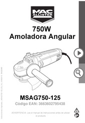 Mac allister MSAG750-125 Manual De Instrucciones