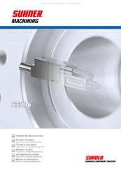 SUHNER MACHINING BEW 6 Documentación Técnica