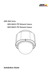 Axis Communications Q6074 PTZ Manual De Instrucciones