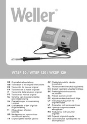 Weller 520WTSF80 Traducción Del Manual Original