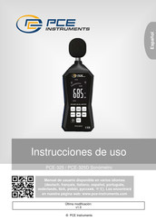 PCE Instruments PCE-325D Instrucciones De Uso