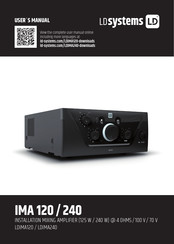 LD Systems IMA 120 Manual De Instrucciones