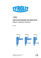 Tyrolit DME20CW Instrucciones De Servicio