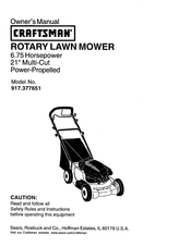 Craftsman 917.377651 Manual Del Usuario