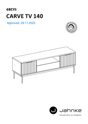 Jahnke CARVE TV 140 Instrucciones De Montaje