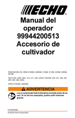 Echo 99944200513 Manual Del Operador