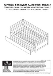 Hillsdale Furniture 2176-010MY Instrucciones De Montaje