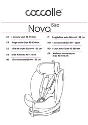 Coccolle Nova iSize Manual Del Usuario