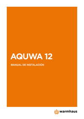 warmhaus AQUWA 12 Manual De Instalación