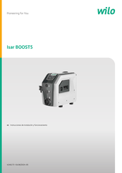 Wilo Isar BOOST5 Instrucciones De Instalación Y Funcionamiento