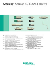 Braun Aesculap Acculan 4 Instrucciones De Manejo/Descripción Técnica