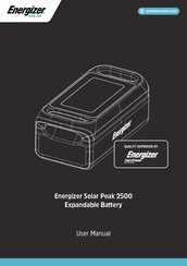 Energizer Solar Peak 2500 Manual Del Usuario