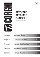 Corghi A 2024TI Manual De Uso