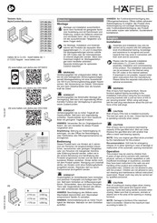 hafele 271.89.20 Serie Guia De Inicio Rapido