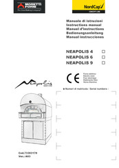 Moretti Forni Neapolis 9 Manual De Instrucciones
