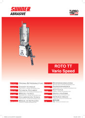 SUHNER ABRASIVE Turbo Trim ROTO TT Vario Speed Documentación Técnica