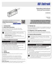 RSF Elektronik AK MS 45 Instrucciones De Uso