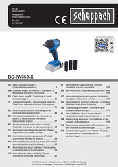 Scheppach BC-IW350-X Traducción Del Manual De Instrucción Original