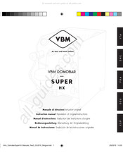 VBM DOMOBAR SUPER HX Manual De Instrucciones