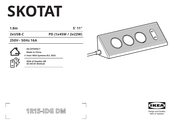 IKEA SKOTAT Manual Del Usuario