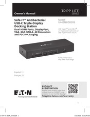 Eaton TRIPP LITE U442AB-DOCK9 Manual Del Propietário