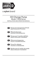 Xylem JABSCO 17830-0024 Manual De Instalación Y Funcionamiento