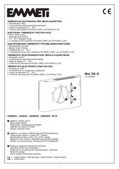 emmeti 02018054 Manual Del Usuario