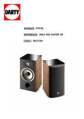 Focal ARIA 906 Manual De Usuario