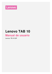 Lenovo TAB 10 Manual De Usuario