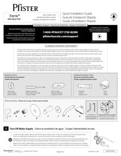Pfister Ferris 8P8-WS2-FER Guía De Instalación Rápida