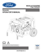 Ford F2E425E991 Manual Del Operador