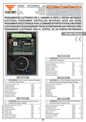 Cardin Elettronica PRG900 Serie Manual Del Usuario