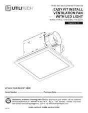 Utilitech 7115-02-BN Manual Del Usuario