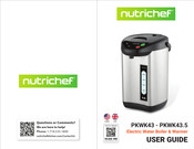 NUTRICHEF PKWK43 Manual Del Usuario