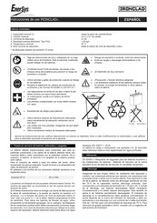 Enersys IRONCLAD Wi-iQ4 Instrucciones De Uso