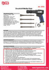 BGS technic 3515 Manual De Instrucciones