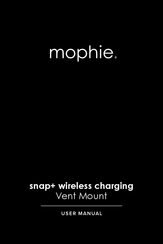 Mophie snap+ Vent Mount Manual Del Usuario