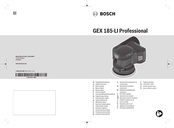 Bosch GEX 185-LI Professional Manual Original